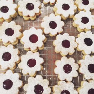 Raspberry Butter Cookies